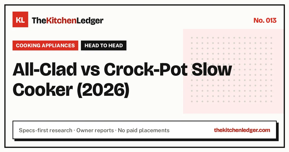 All-Clad vs Crock-Pot Slow Cooker (2026)