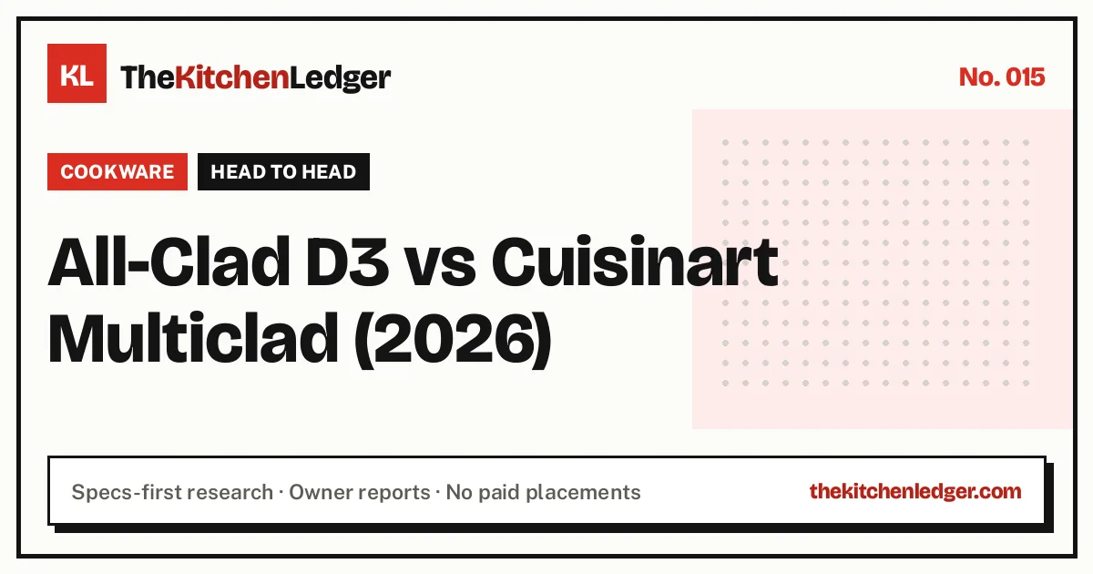 All-Clad D3 vs Cuisinart Multiclad (2026)