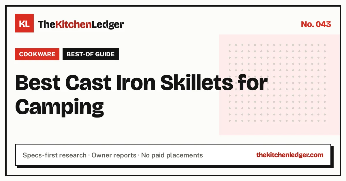 Best Cast Iron Skillets for Camping