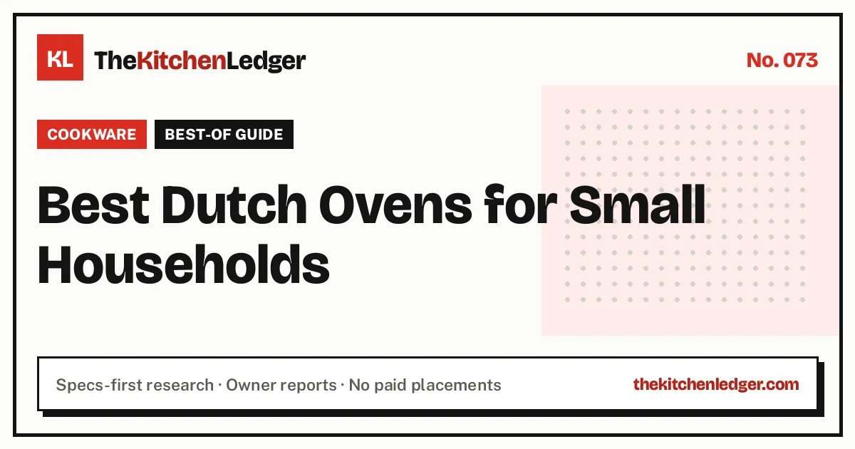Best Dutch Ovens for Small Households