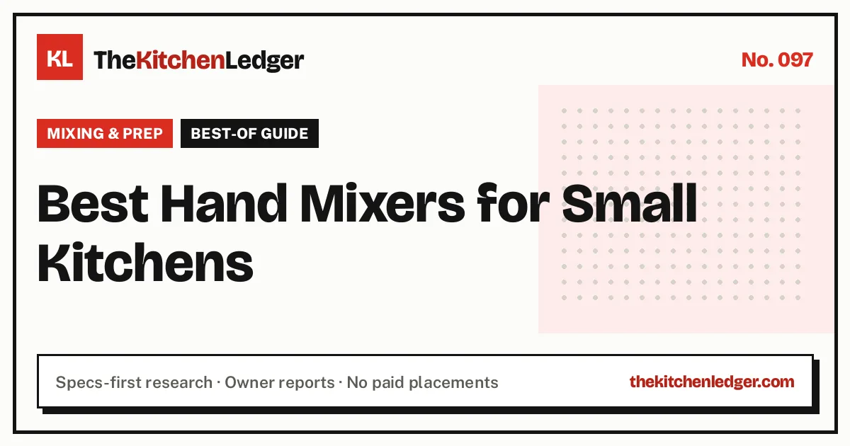 Best Hand Mixers for Small Kitchens