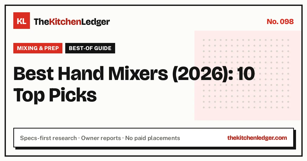 Best Hand Mixers (2026): 10 Top Picks