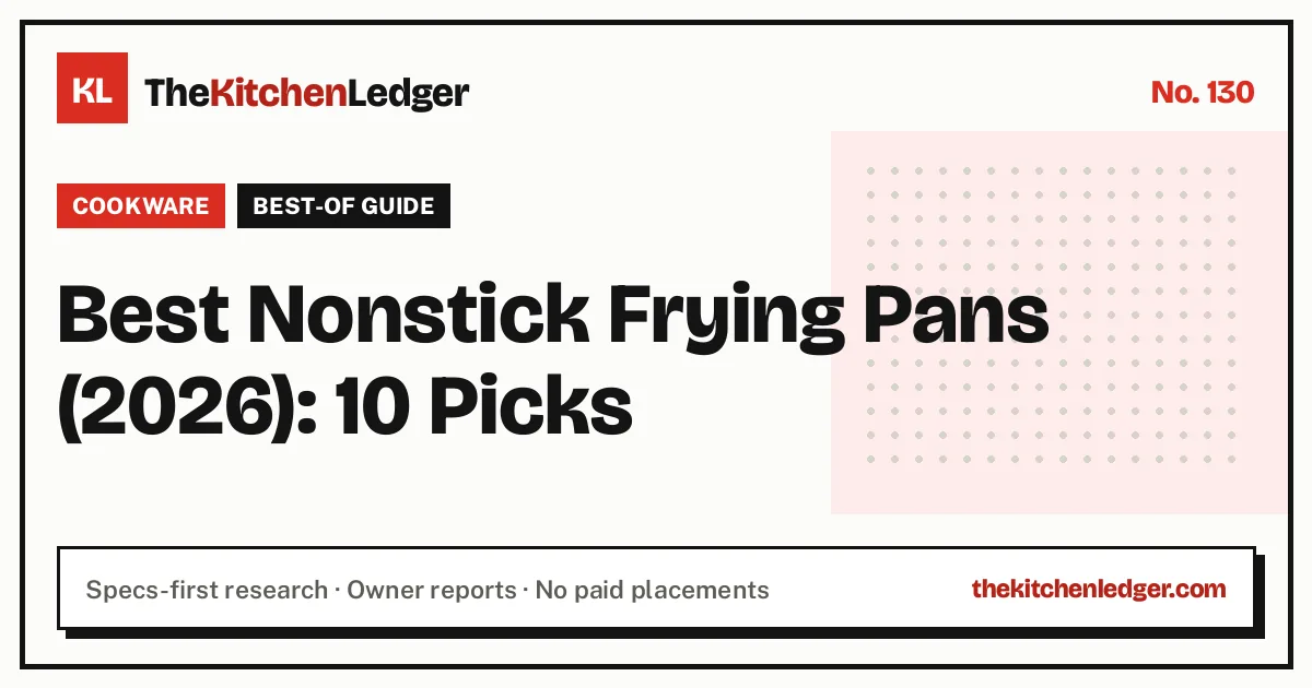 Best Nonstick Frying Pans (2026): 10 Picks