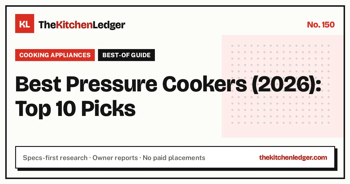 Best Pressure Cookers (2026): Top 10 Picks