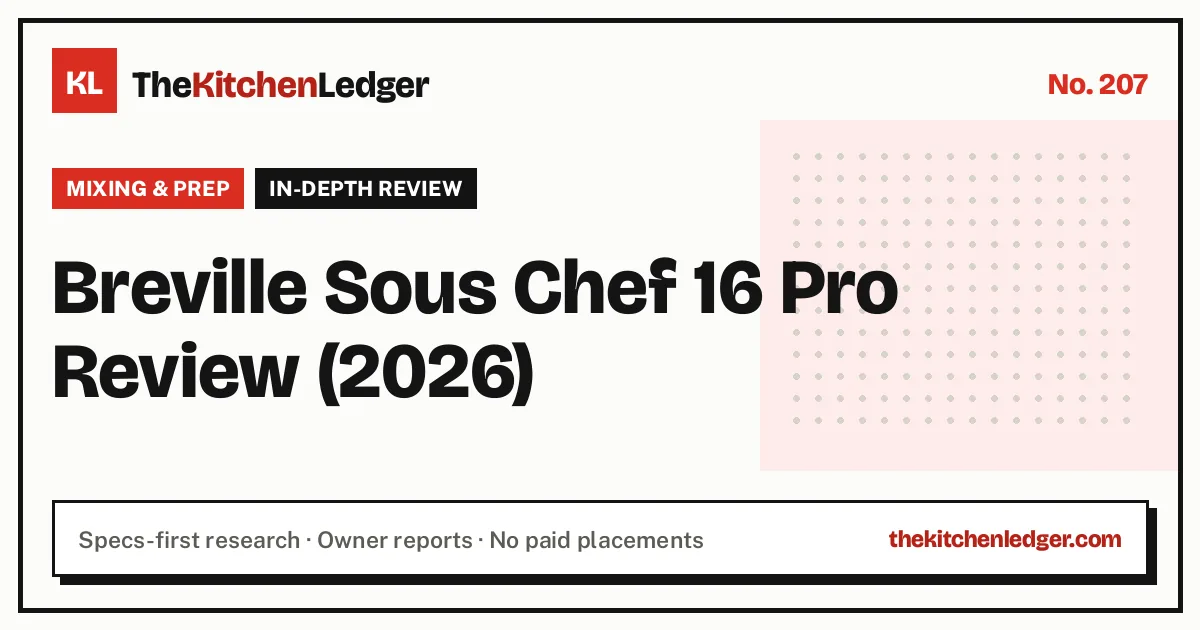 Breville Sous Chef 16 Pro Review (2026)
