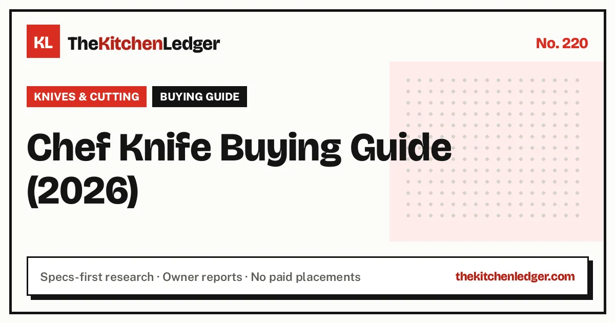 Chef Knife Buying Guide (2026)