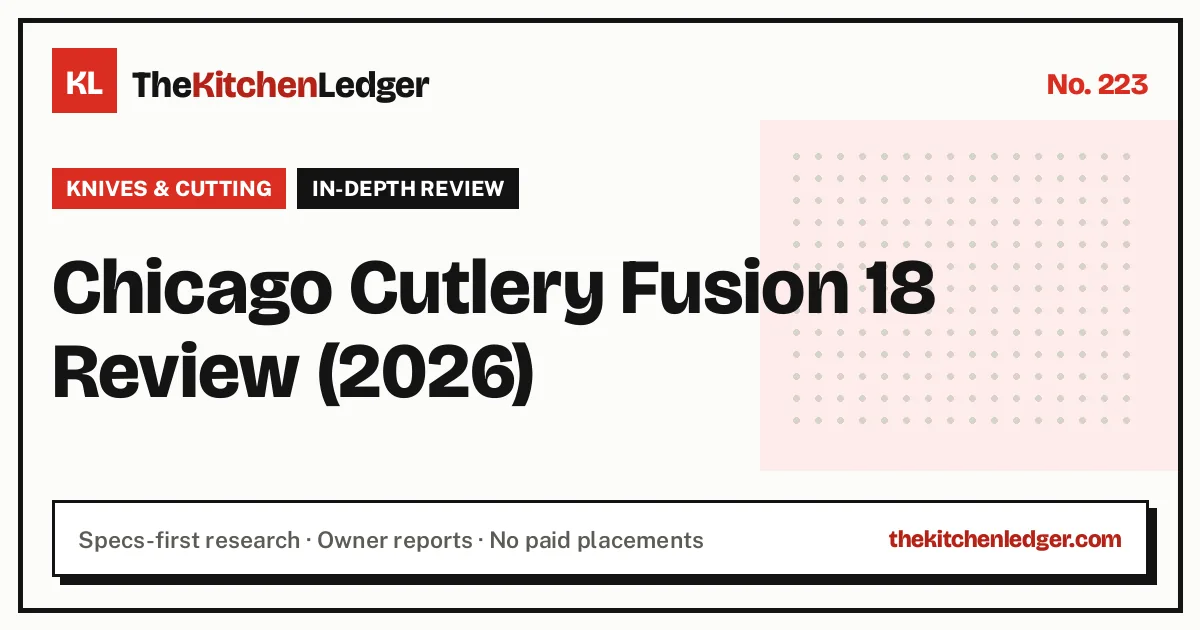 Chicago Cutlery Fusion 18 Review (2026)