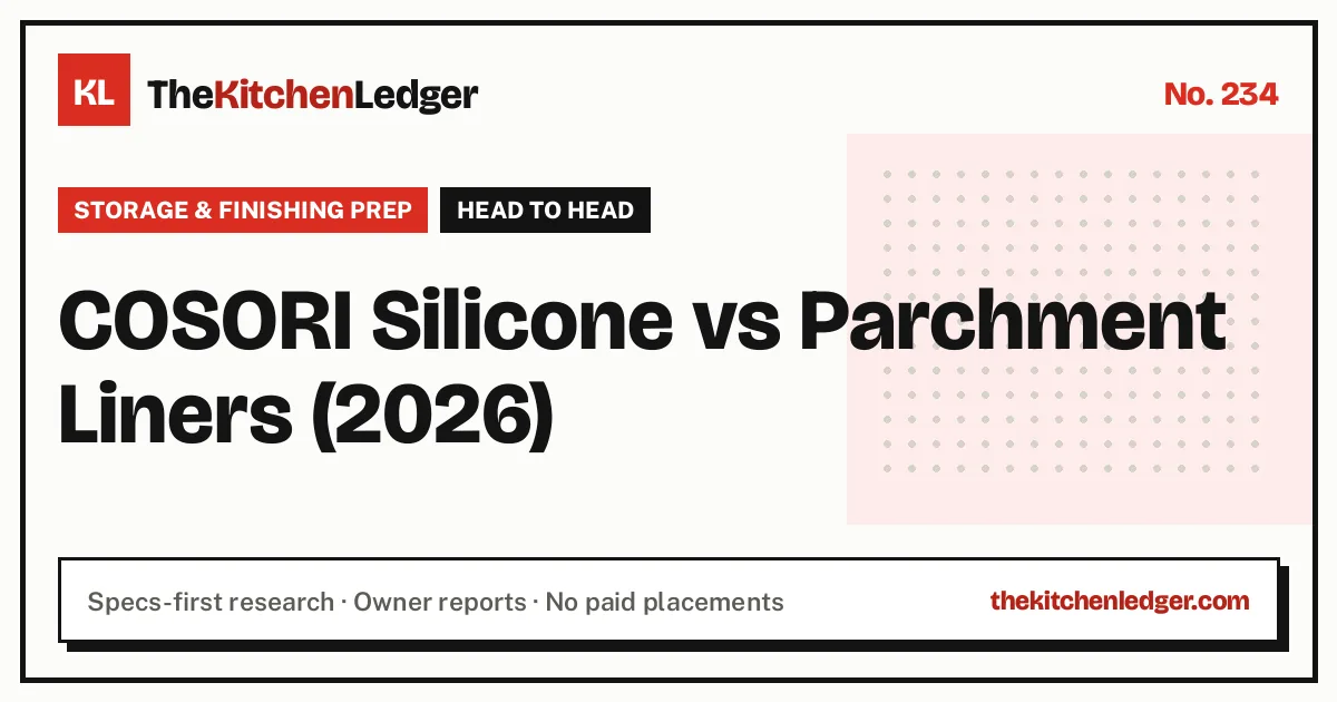 COSORI Silicone vs Parchment Liners (2026)