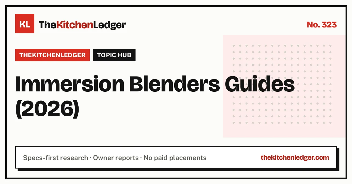 Immersion Blenders