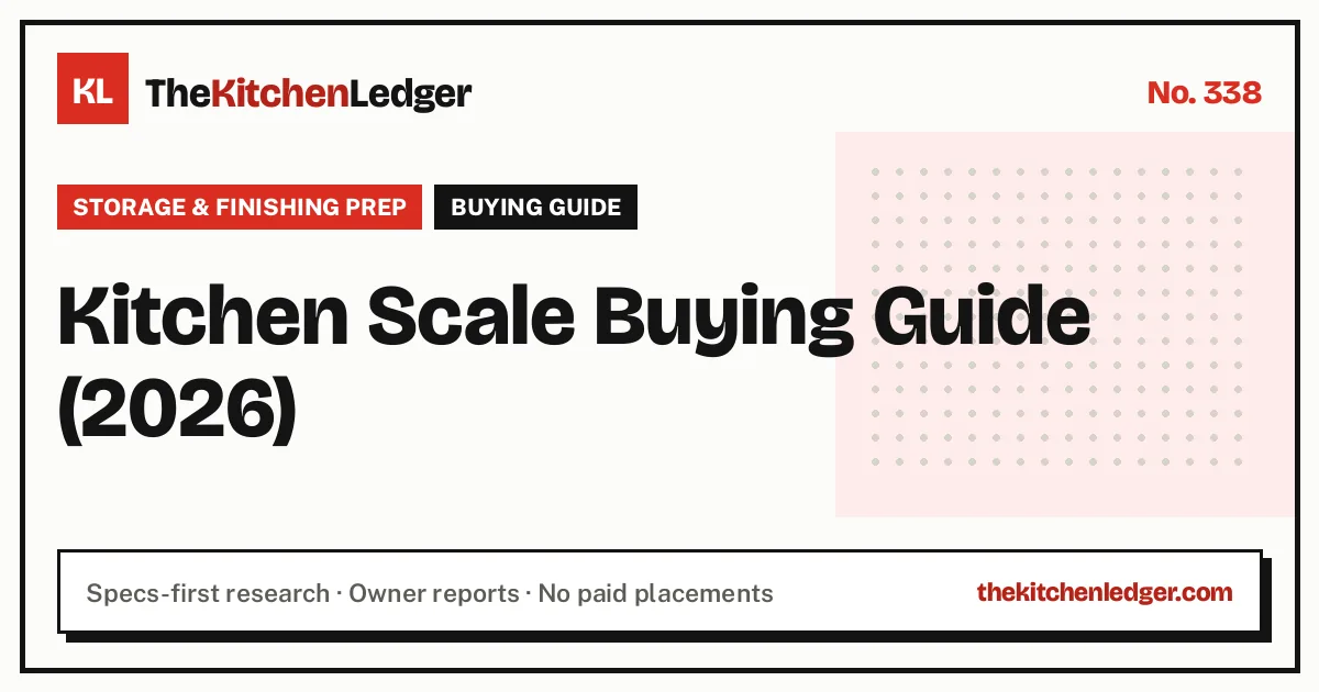 Kitchen Scale Buying Guide (2026)