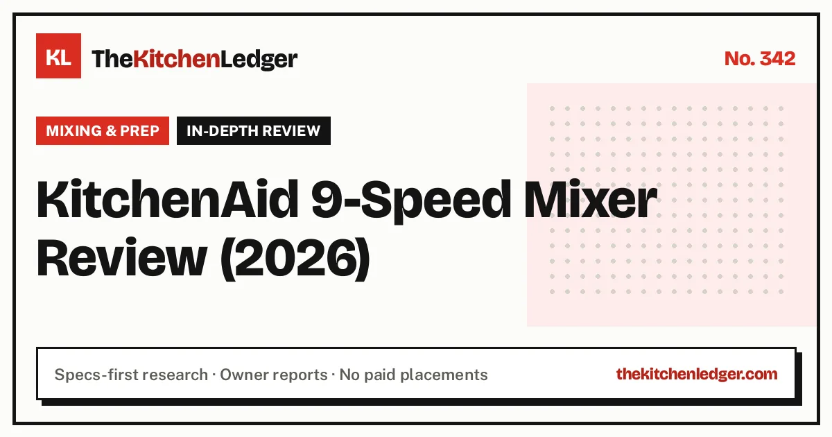 KitchenAid 9-Speed Mixer Review (2026)