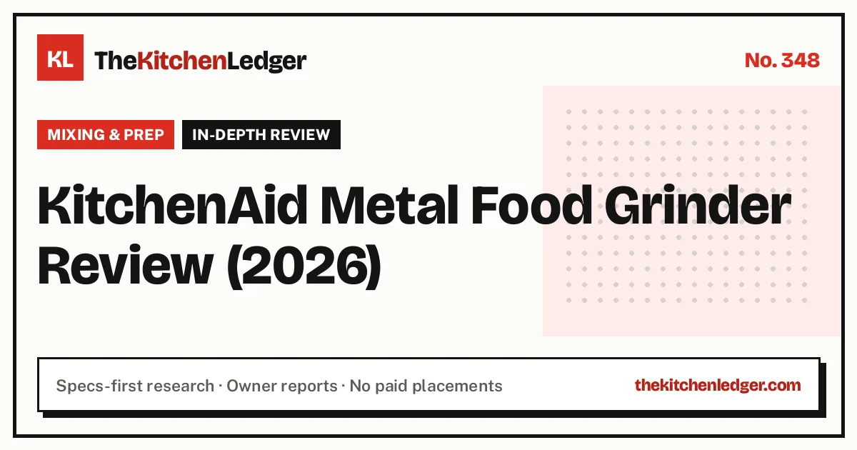 KitchenAid Metal Food Grinder Review (2026)