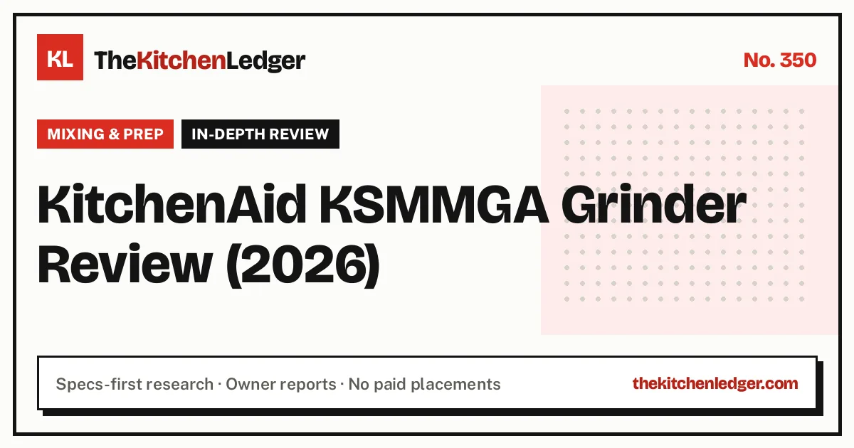 KitchenAid KSMMGA Grinder Review (2026)