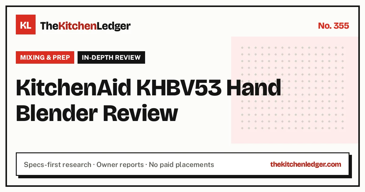 KitchenAid KHBV53 Hand Blender Review