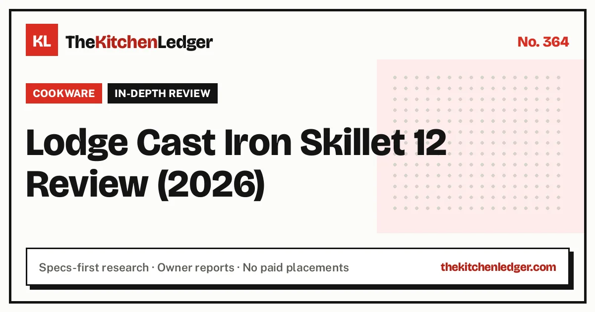 Lodge Cast Iron Skillet 12 Review (2026)