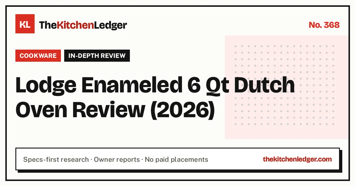 Lodge Enameled 6 Qt Dutch Oven Review (2026)