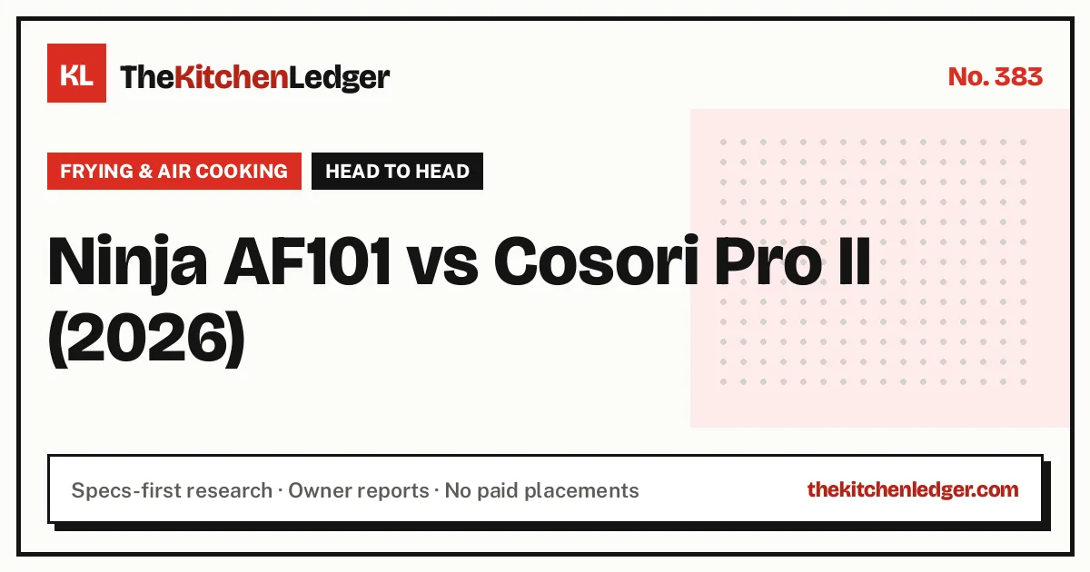 Ninja AF101 vs Cosori Pro II (2026)