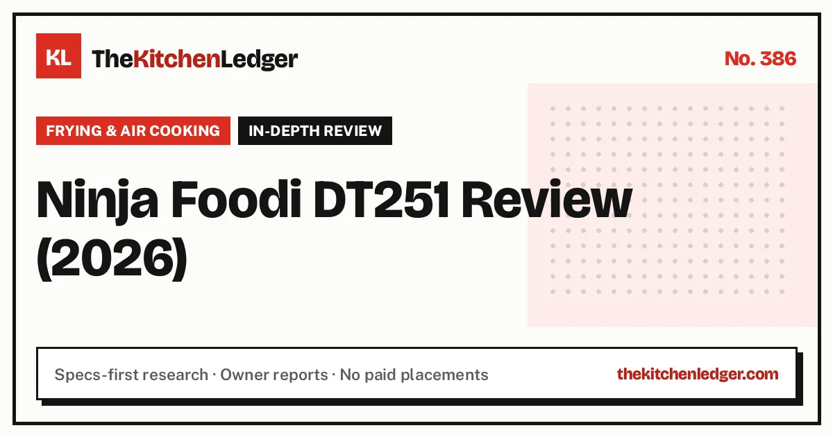 Ninja Foodi DT251 Review (2026)