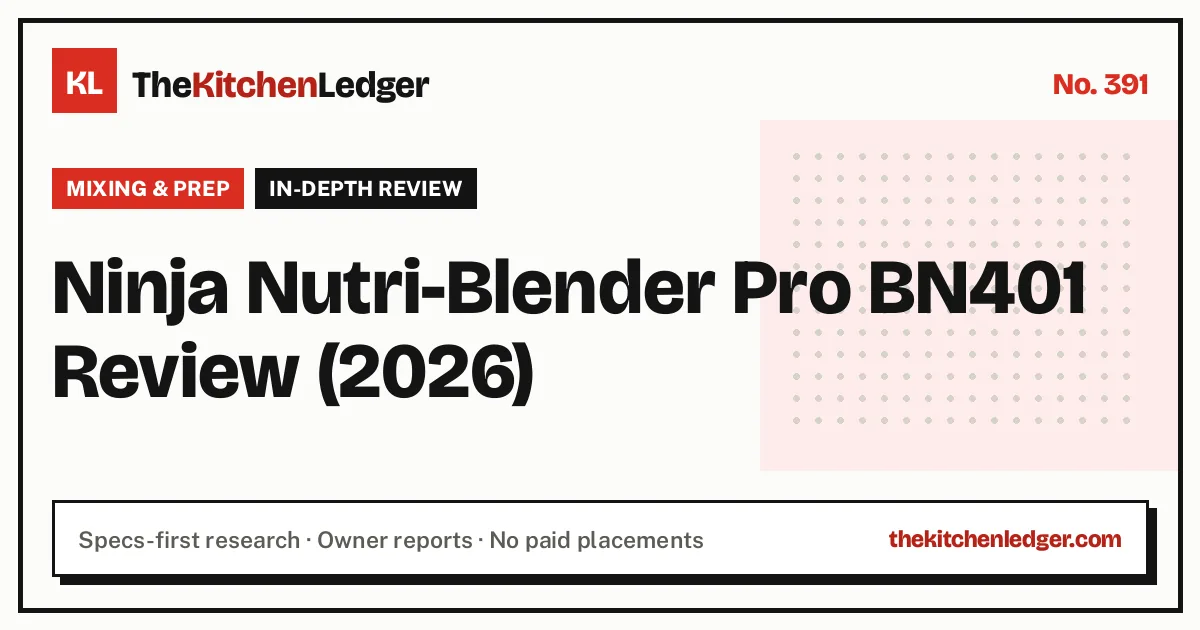 Ninja Nutri-Blender Pro BN401 Review (2026)