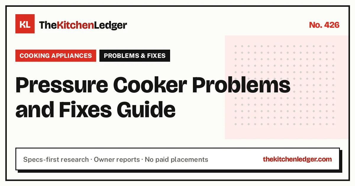 Pressure Cooker Problems and Fixes Guide