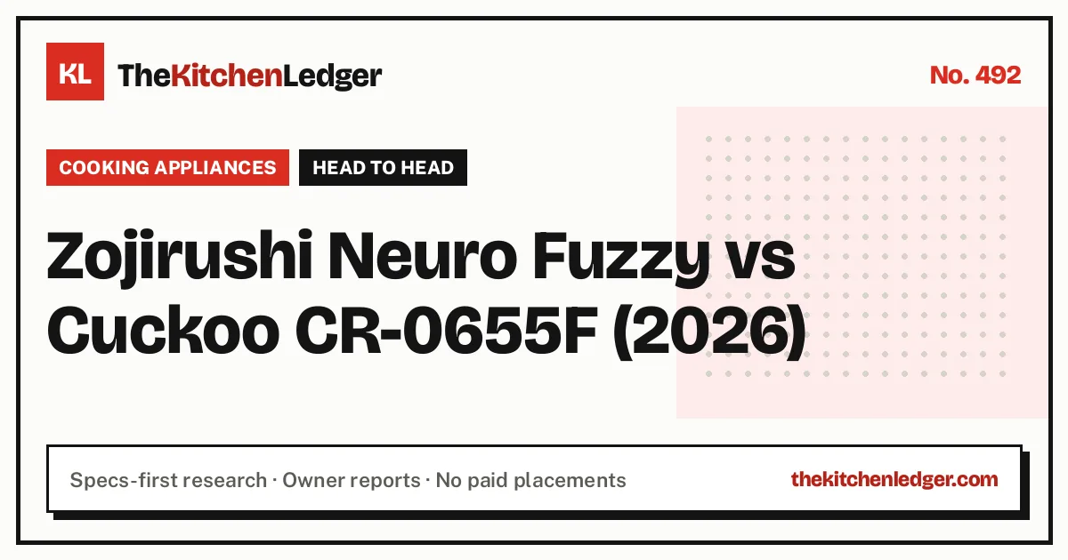 Zojirushi Neuro Fuzzy vs Cuckoo CR-0655F (2026)