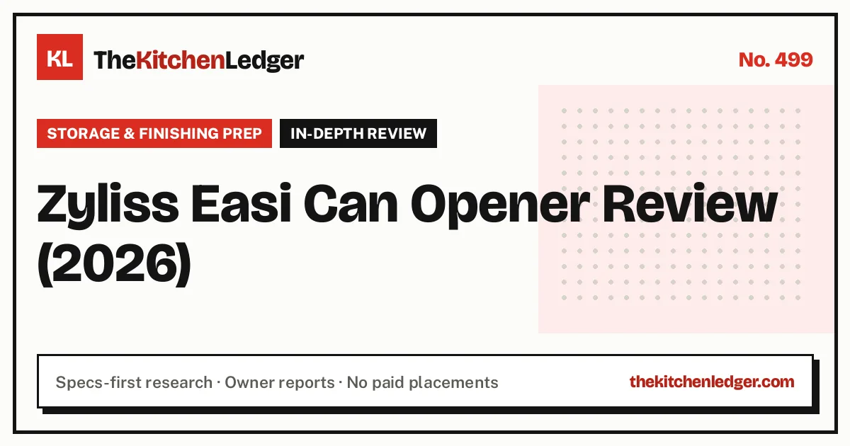 Zyliss Easi Can Opener Review (2026)